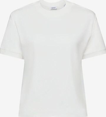 T-shirt ESPRIT en blanc : devant