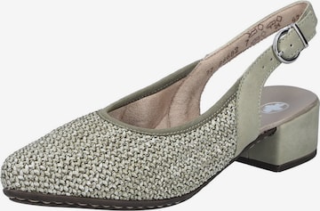 Rieker Pumps in Grün: Vorderseite