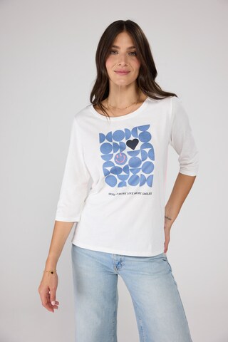 LIEBLINGSSTÜCK Shirt in Weiß: Vorderseite