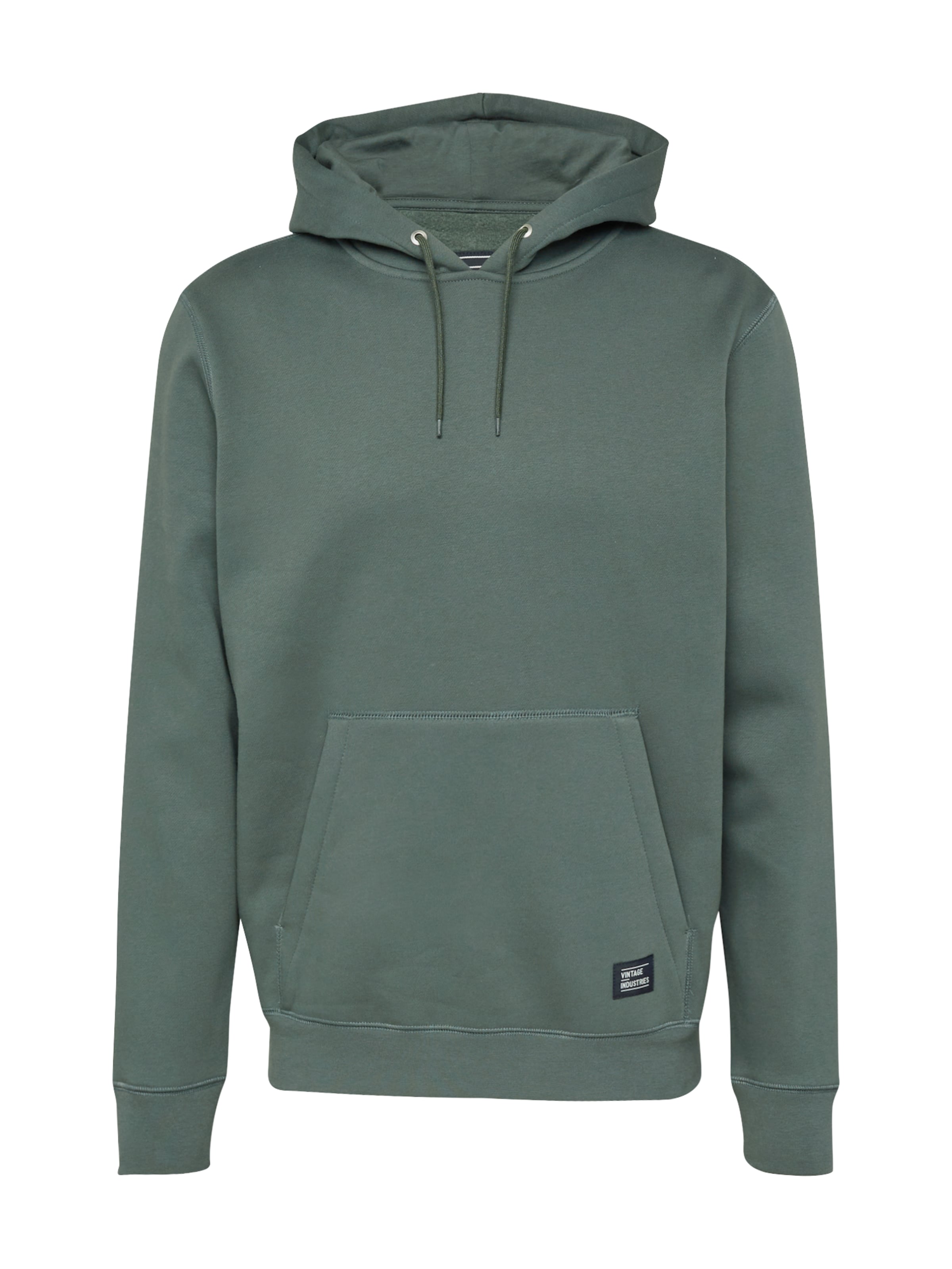 Vintage Industries Μπλούζα φούτερ σε γκρι: μπροστά