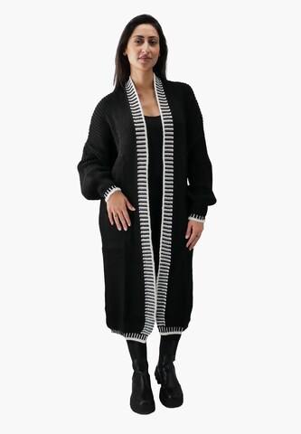 Cardigan Elara en noir : devant