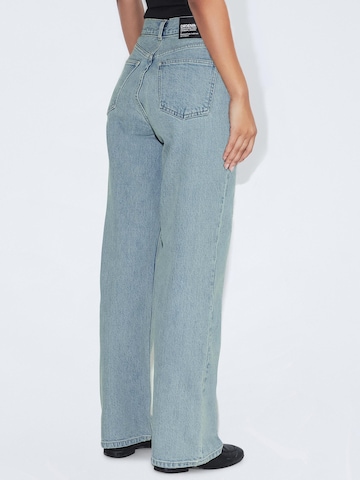 Dr. Denim Regular Jeans 'Echo High Straight' in Blauw