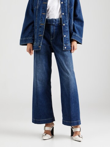 évasé Jean 'Dakota' GUESS en bleu : devant