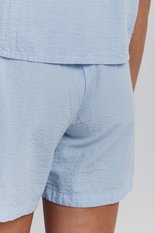 ICHI Loosefit Shorts 'IHFILIZ' in Blau