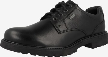 Pius Gabor Lace-Up Shoes in Black: front