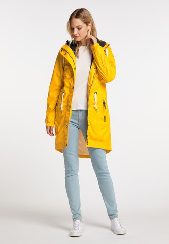 Manteau fonctionnel Schmuddelwedda en jaune