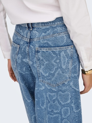 Baggy Jean 'ONLTAYLOR SNAKE' ONLY en bleu