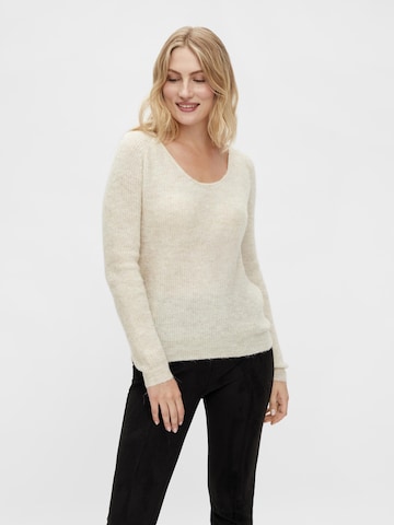 Pull-over VILA en beige : devant