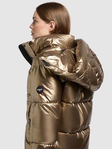 khujo Winter Jacket 'Devina' in Gold