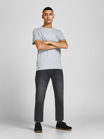 JACK & JONES Póló 'Shark' - szürke