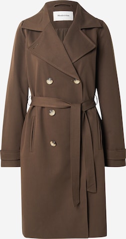Manteau mi-saison 'Hiro' modström en marron : devant