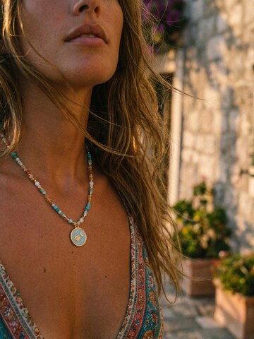 Nemomatheo Necklace 'Mosaico' in Blue