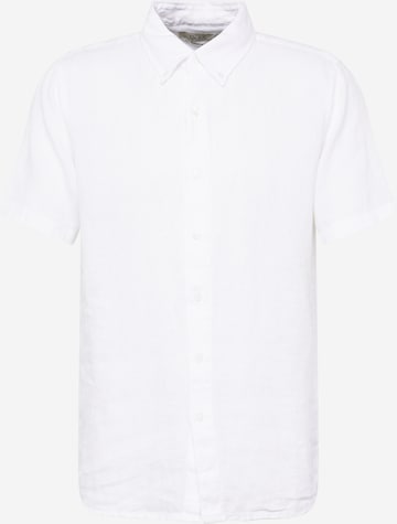 Abercrombie & Fitch Regular fit Риза в бяло: отпред