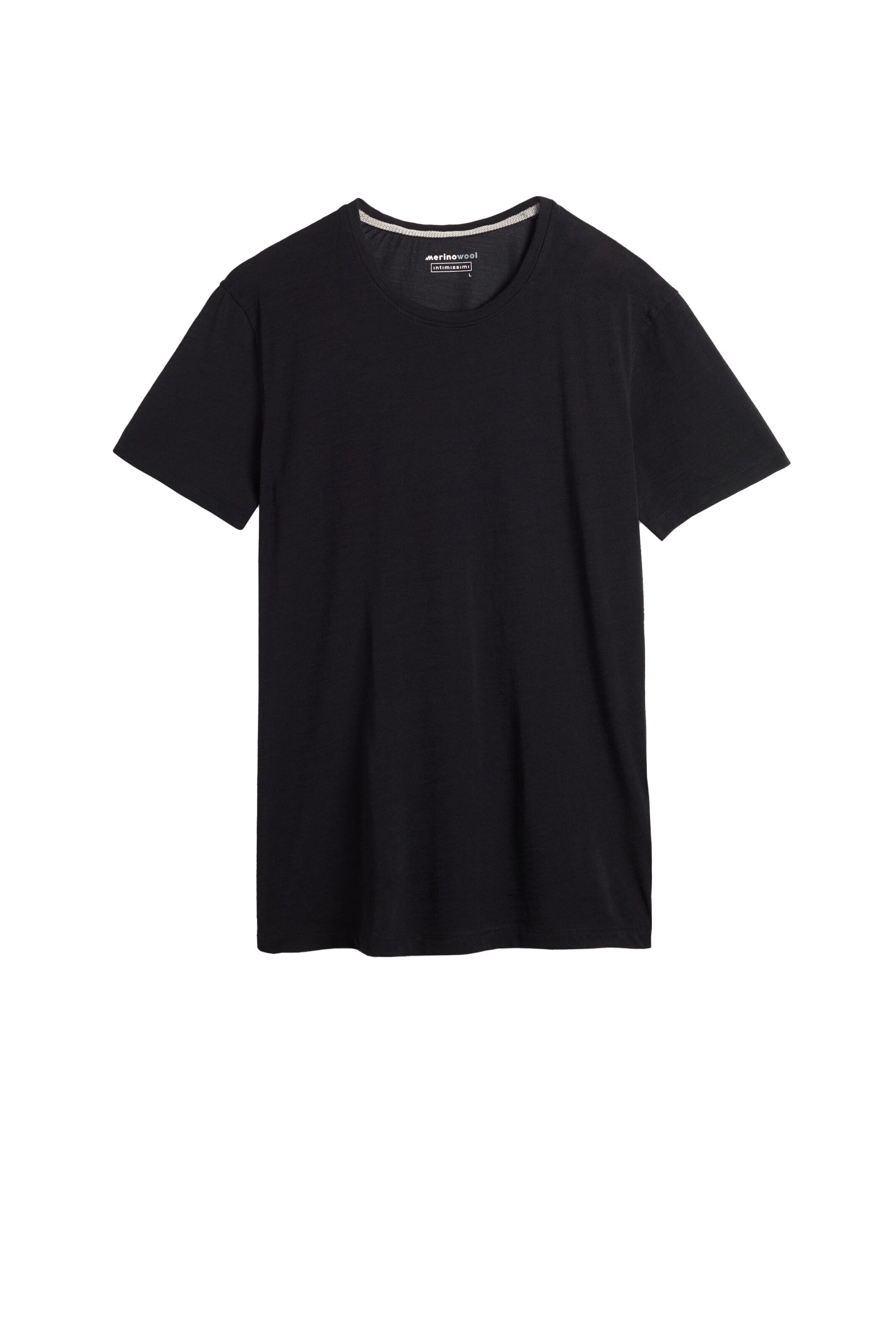 IUMAN Intimissimi Uomo Shirt in Schwarz: Vorderseite