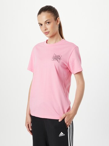 ADIDAS SPORTSWEAR Tričko 'Brand Love Graphic' – pink: přední strana