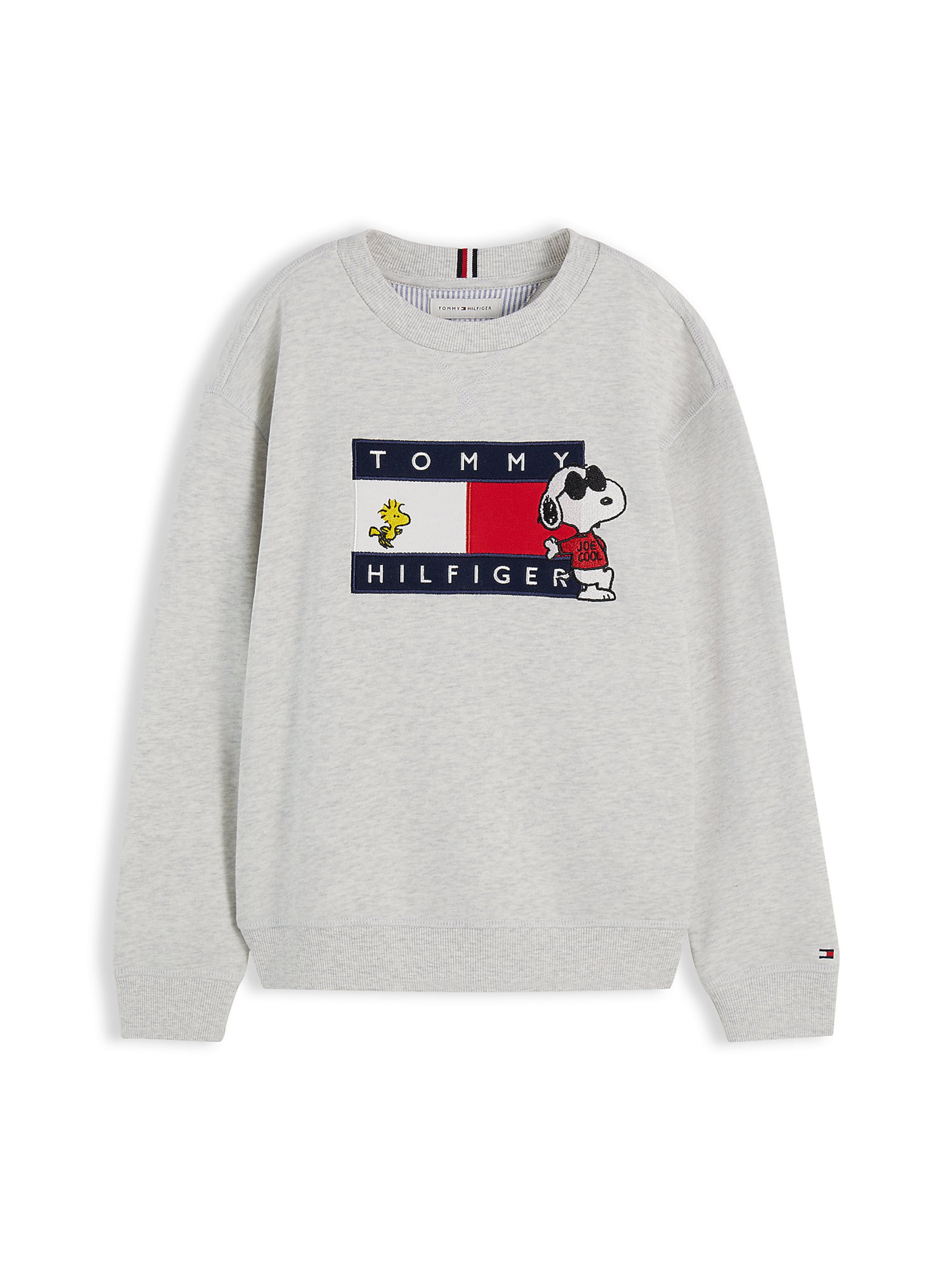 TOMMY HILFIGER Свитшот 'Peanuts' в Серый: спереди