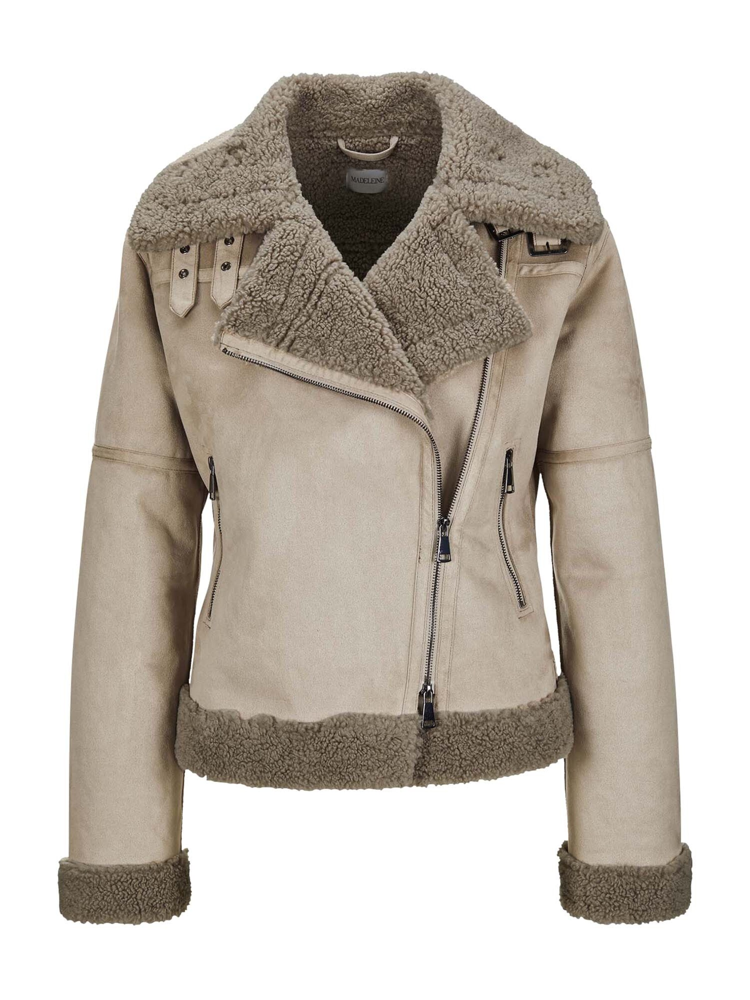 Veste d’hiver MADELEINE en marron : devant