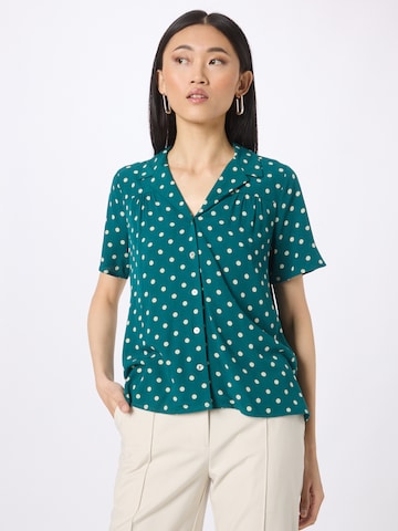King Louie Blouse 'Pablo' in Blue: front