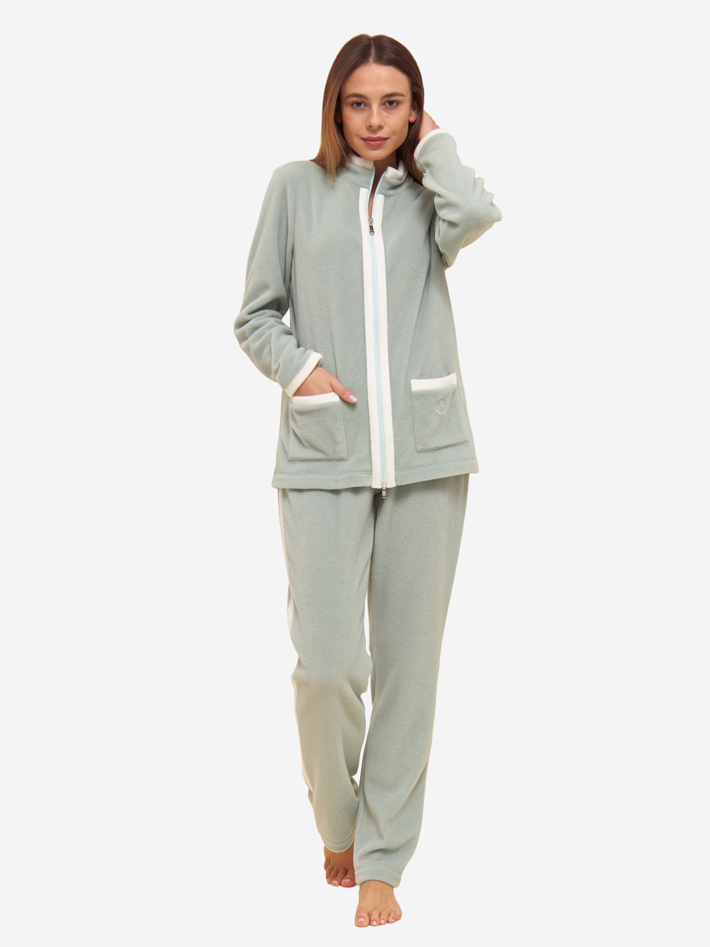 FÉRAUD PARIS Pajama ' Fleece ' in Green