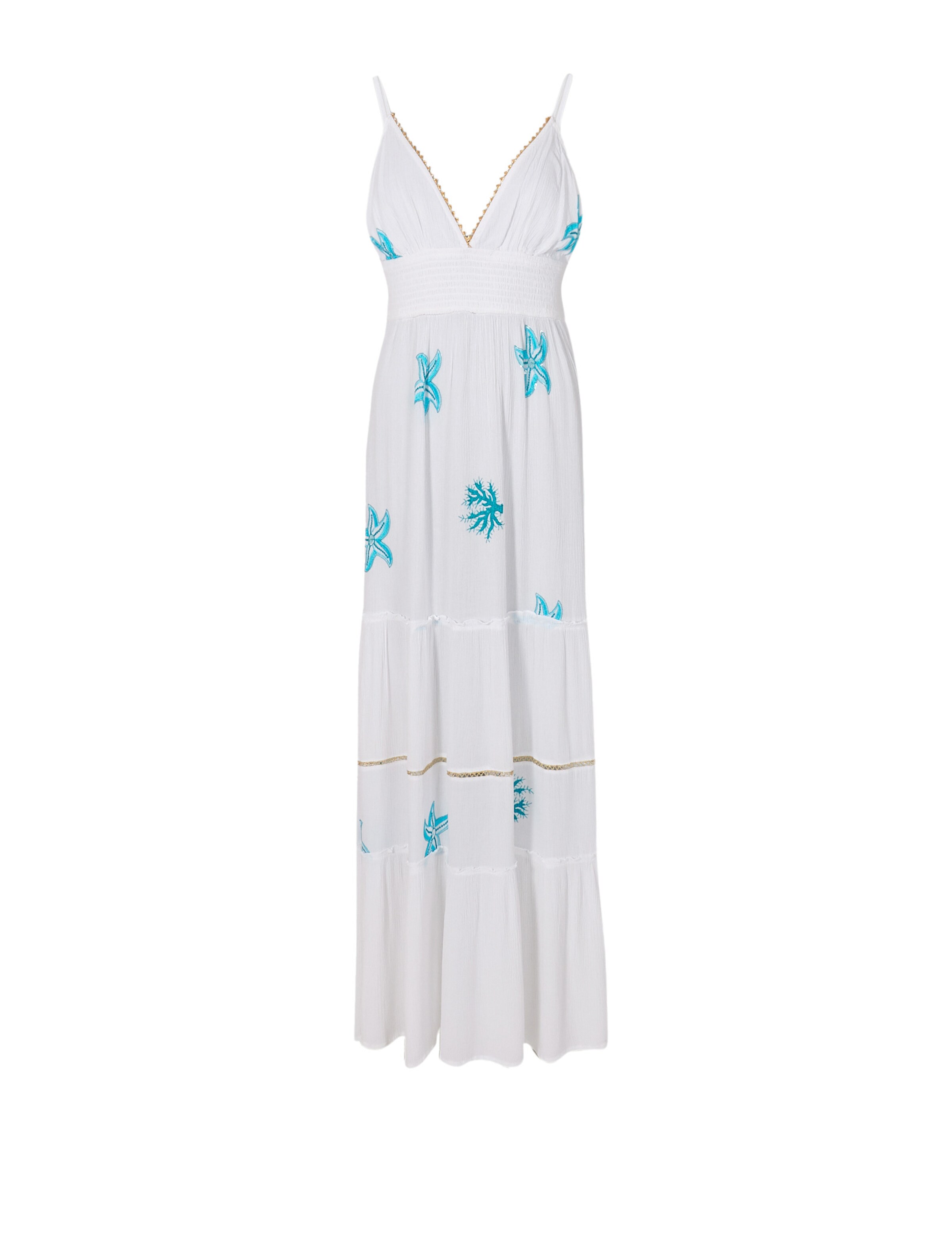 South Beach Kjole i hvid: forside