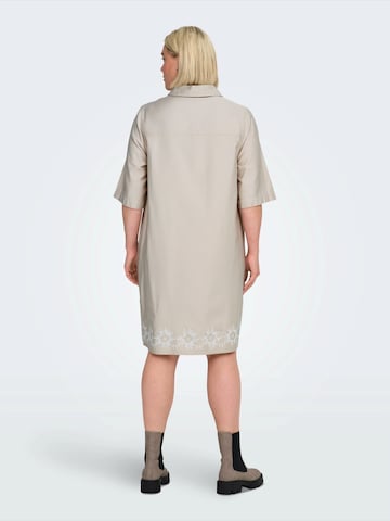 ONLY Carmakoma Shirt Dress 'CARBELLE-KASSIA' in Grey