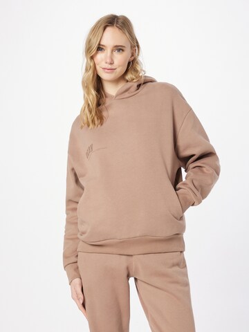 Sweat-shirt Ocay en marron : devant