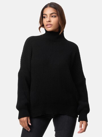 Pullover di Elara in nero: frontale