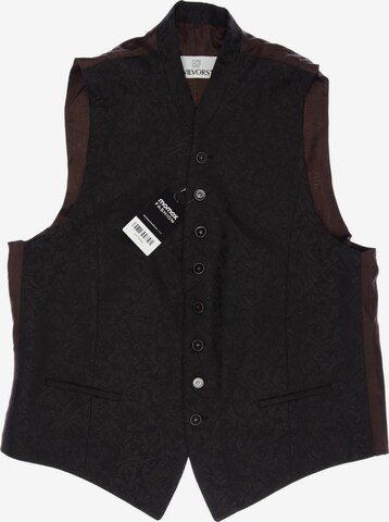 WILVORST Vest in M in Brown: front