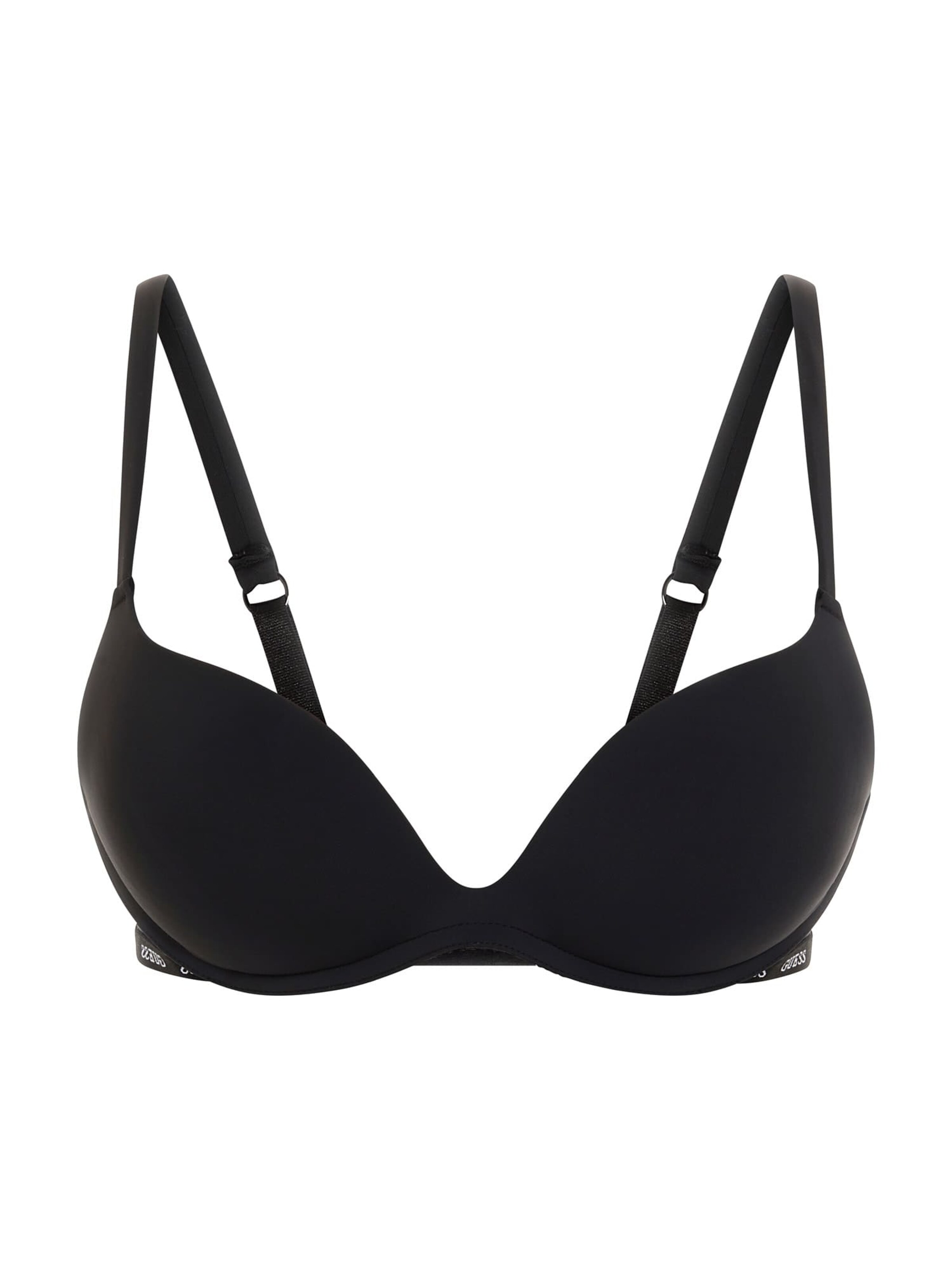 GUESS Push-up BH in Schwarz: Vorderseite