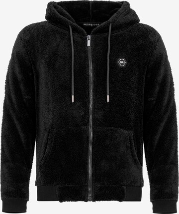 Redbridge Zip-Up Hoodie 'Port St. Lucie' in Black: front