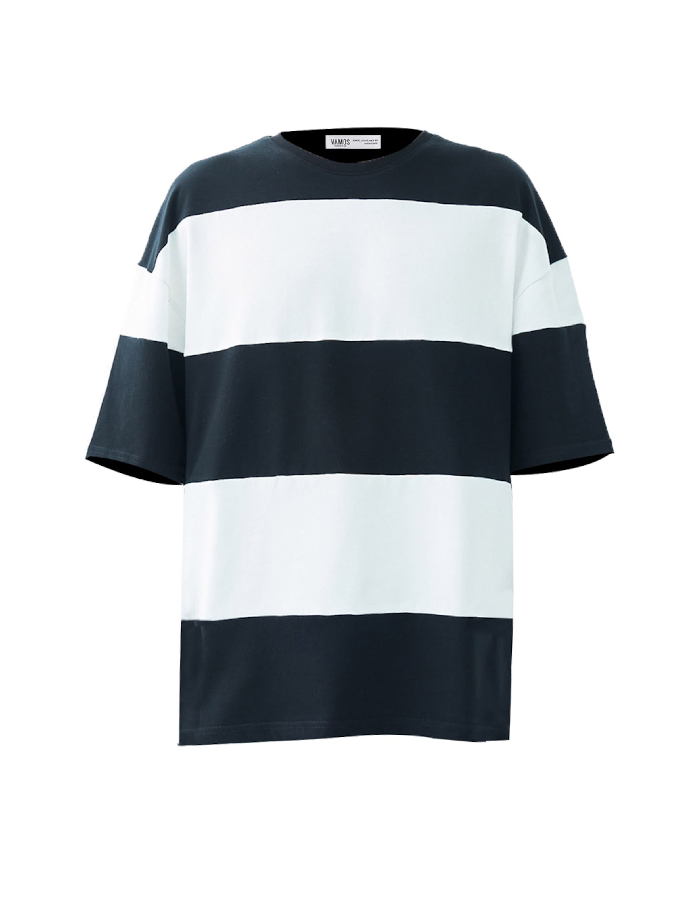 VAMOS CLO Μπλουζάκι σε μαύρο: μπροστά