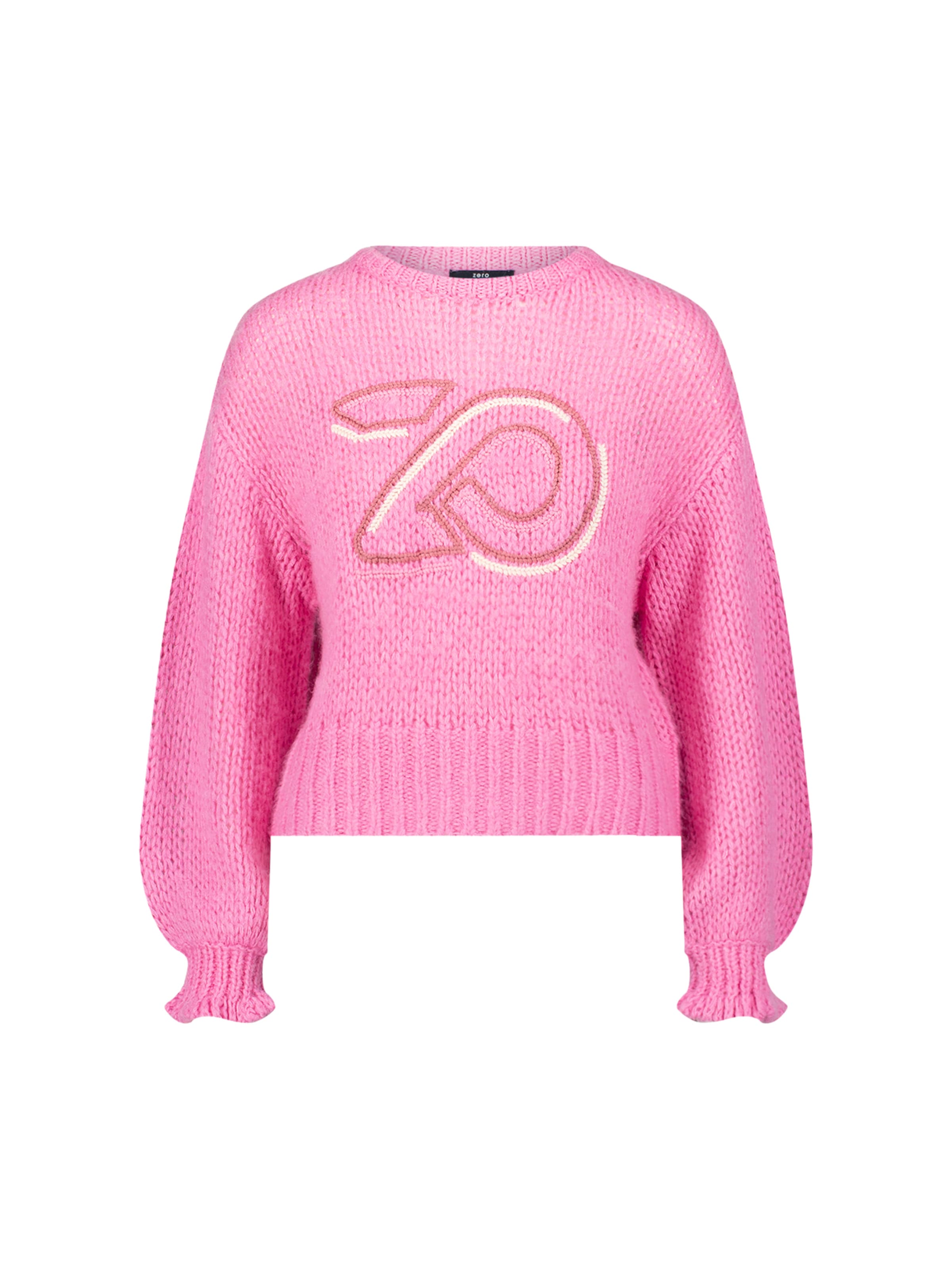 zero Trui in de kleur Crème / Pink / Rosé, Productweergave