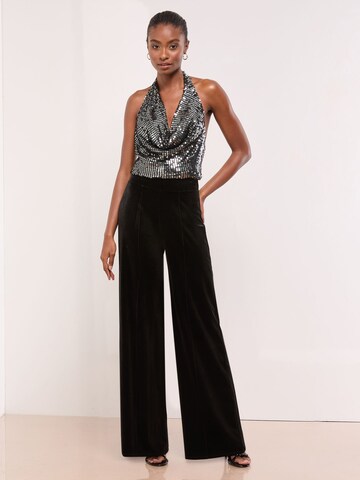 Lipsy Wide leg Broek in Zwart