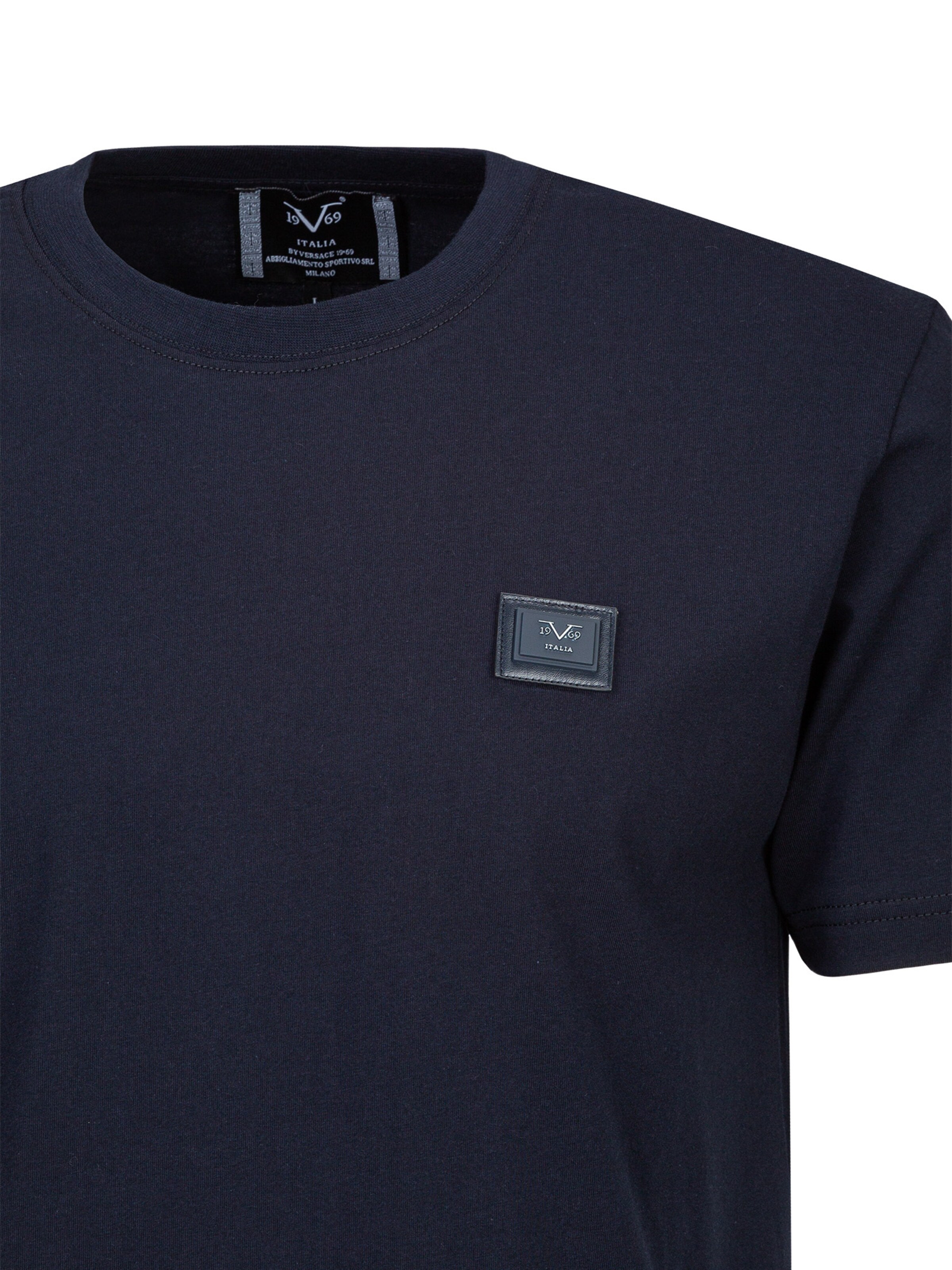 T-Shirt 'Rafael' 19V69 ITALIA en bleu