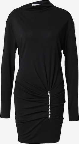 Rochie de la Moschino Jeans pe negru: față