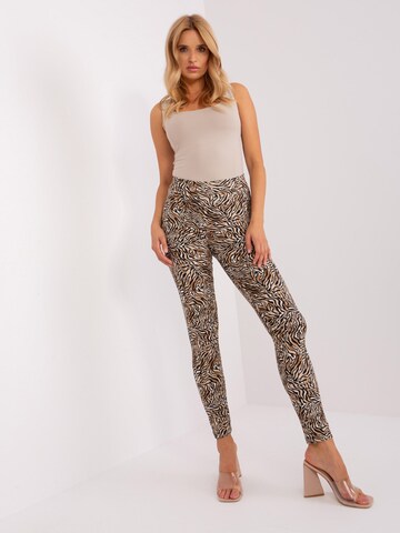 Madnezz House Skinny Leggings in Schwarz: Vorderseite