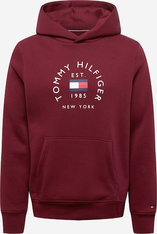 Felpa di TOMMY HILFIGER in rosso: frontale