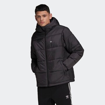 Veste mi-saison ADIDAS ORIGINALS en noir : devant