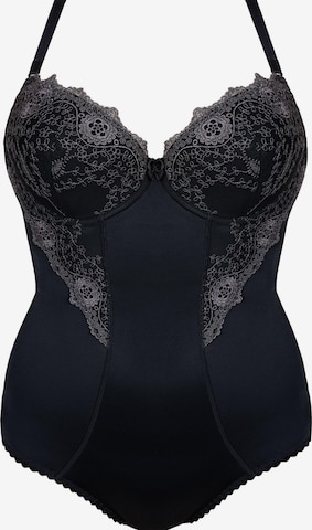 Gorsenia Body '184 Livia' in Schwarz: Vorderseite