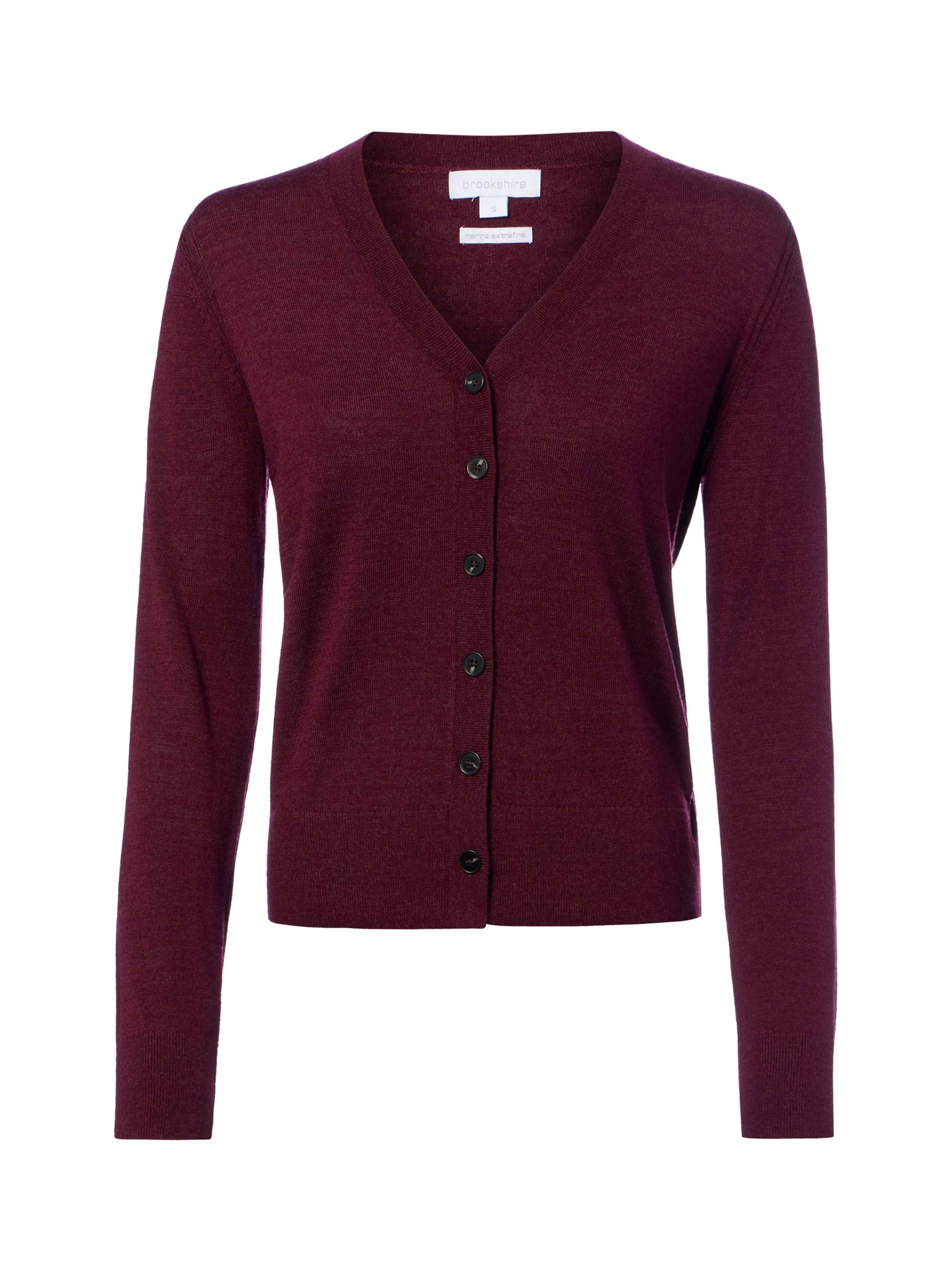 Brookshire Knit Cardigan in Purple: front