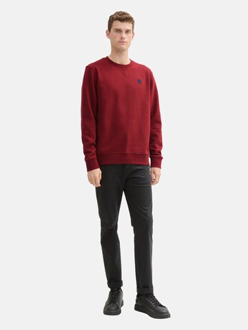 TOM TAILOR Sweatshirt in Red