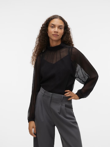 VERO MODA - Blusa 'Rhea' em preto: frente