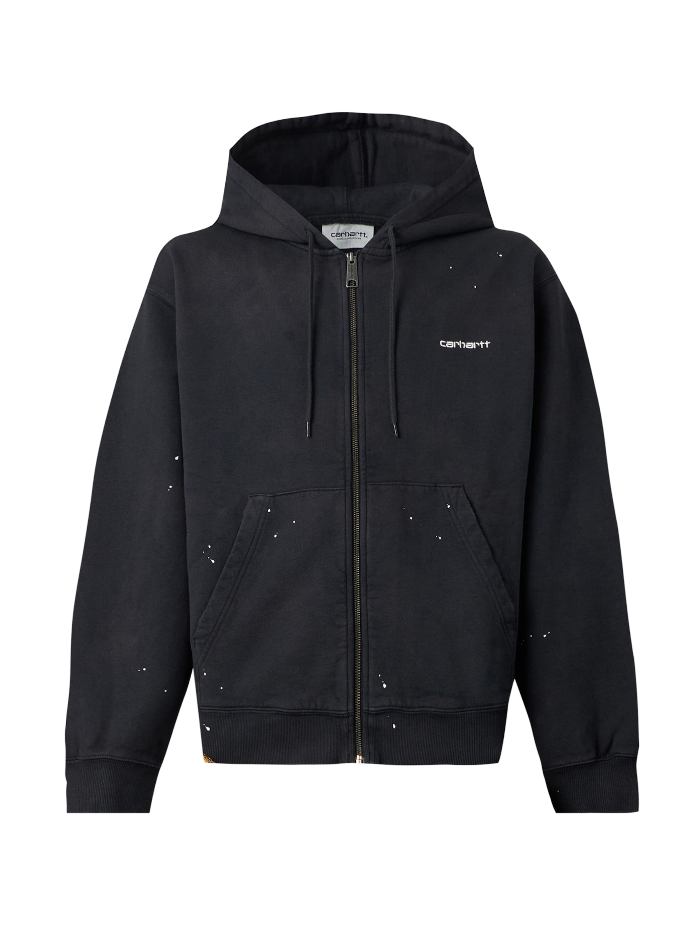 Veste de survêtement Carhartt WIP en noir : devant