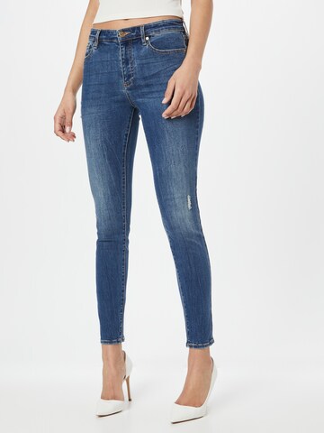 Skinny Jeans de la ARMANI EXCHANGE pe albastru: față
