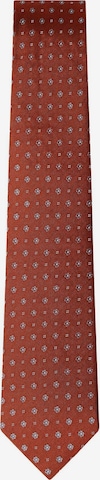 Hackett London Stropdas 'TONAL FLOWER' in Oranje: voorkant