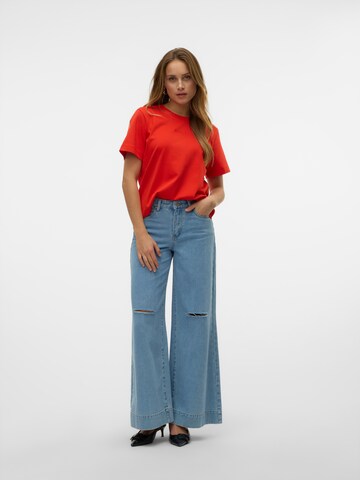VERO MODA Wide leg Jeans 'VMANNET' i blå