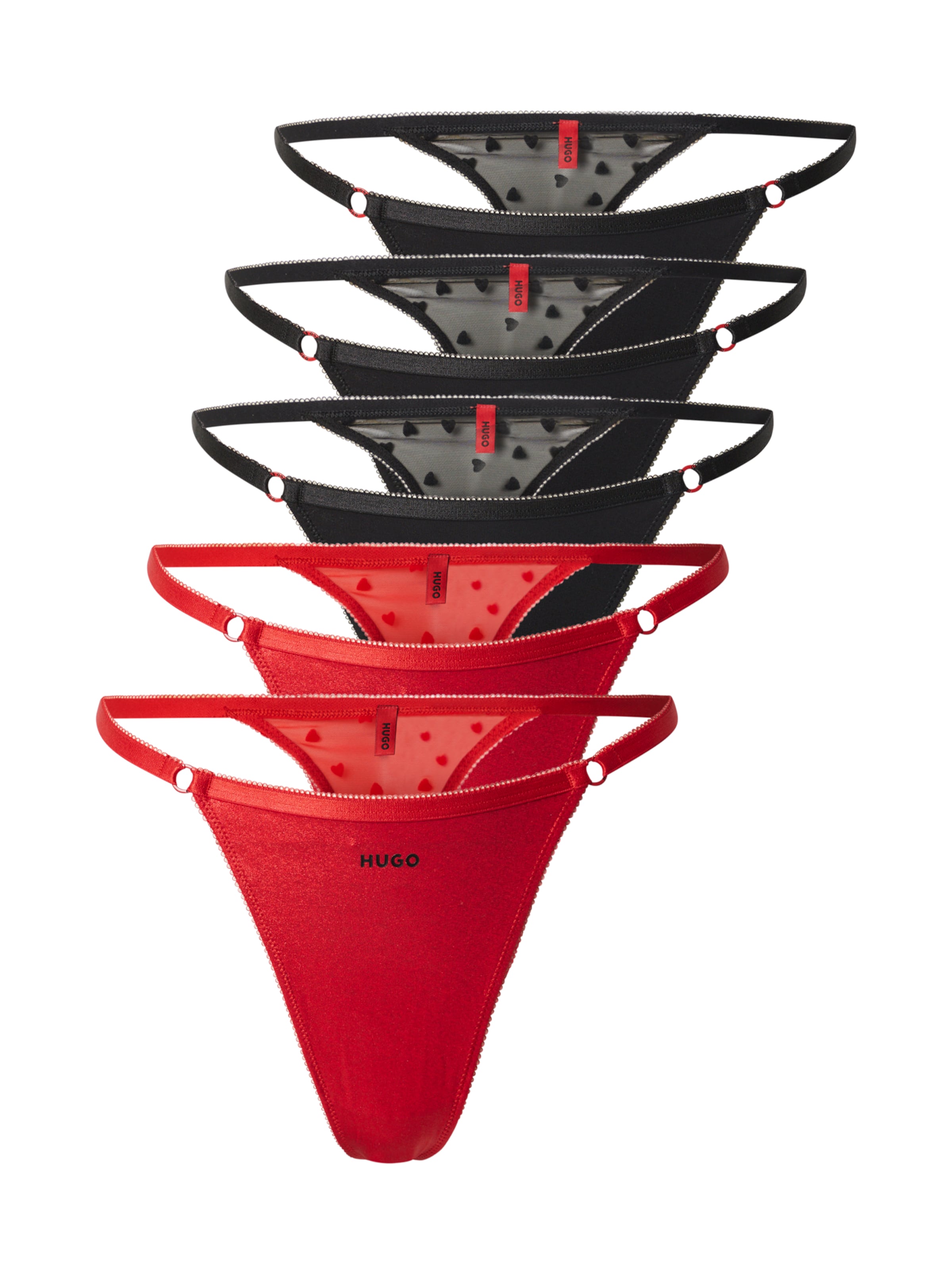 HUGO Stringid, värv punane: eest vaates