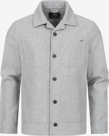 INDICODE JEANS Between-Season Jacket 'Macking' in Grey: front