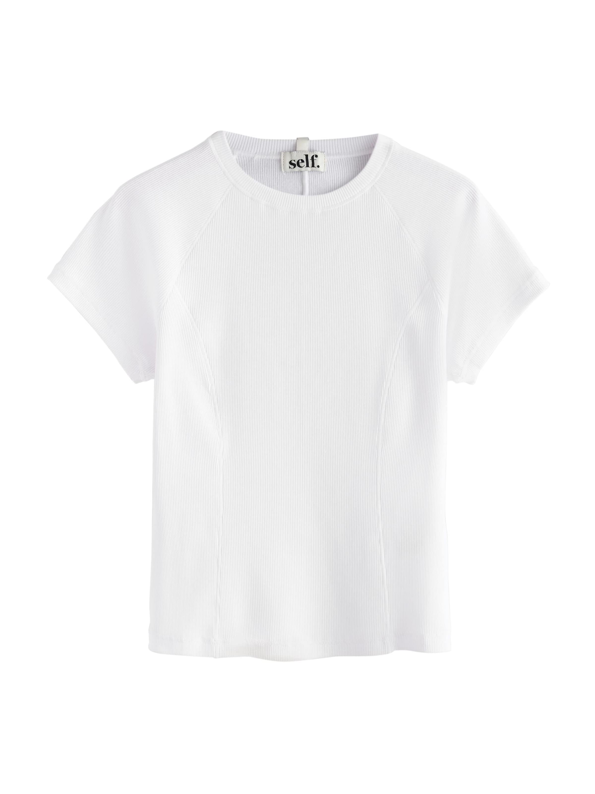 self. Shirt in White: front
