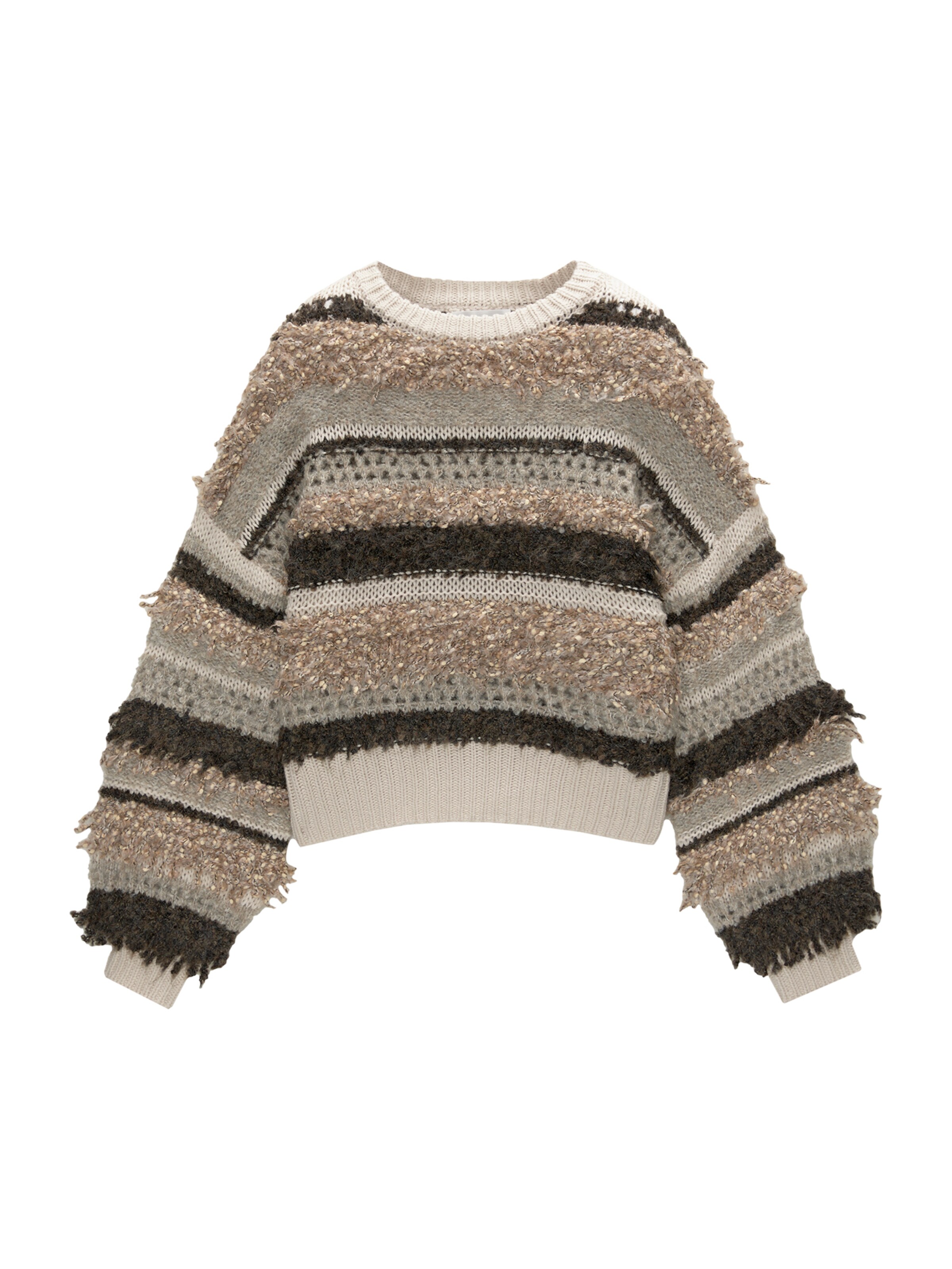Pull&Bear Pullover in Braun: Vorderseite